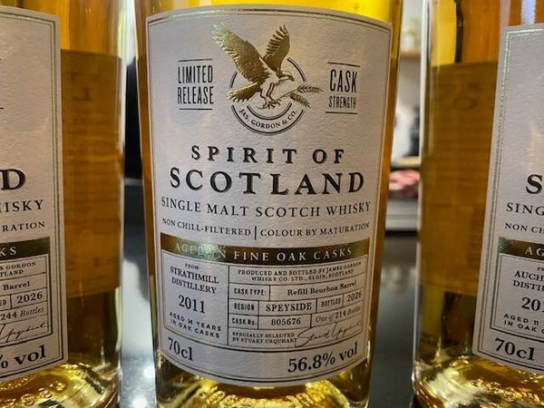Strathmill 14y - 2011/2026 - Spirit of Scotland - Gordon & Macphail - 56,8% - Single Malt Scotch Whisky