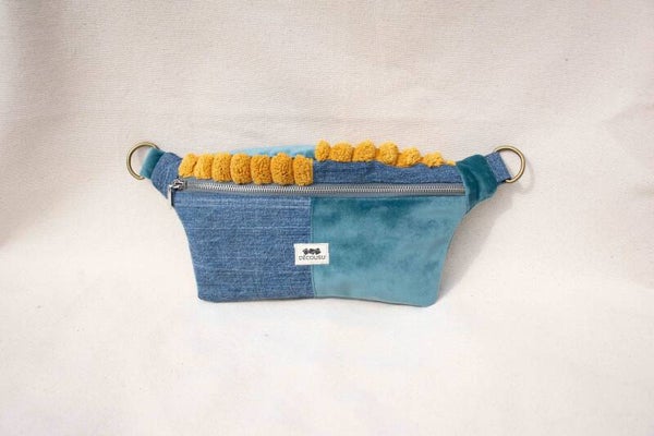 Sacoche banane surcyclée française