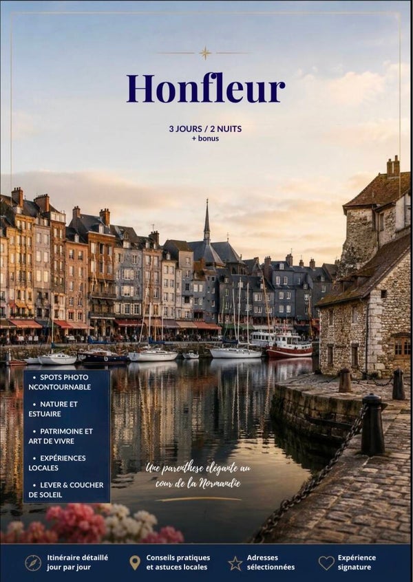 Guide Honfleur — 3 jours / 2 nuits