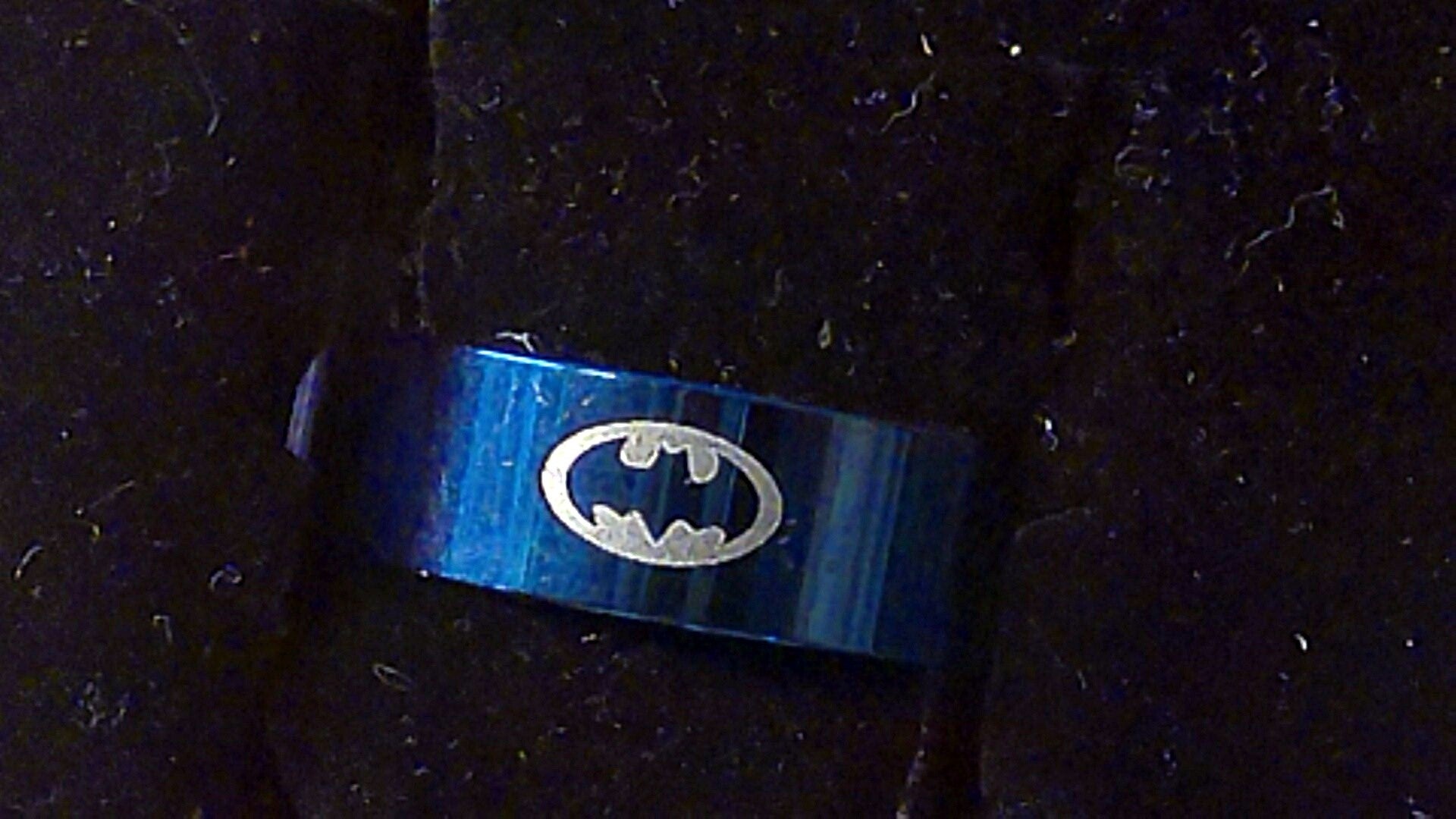 Ring Blau Motiv Batman
