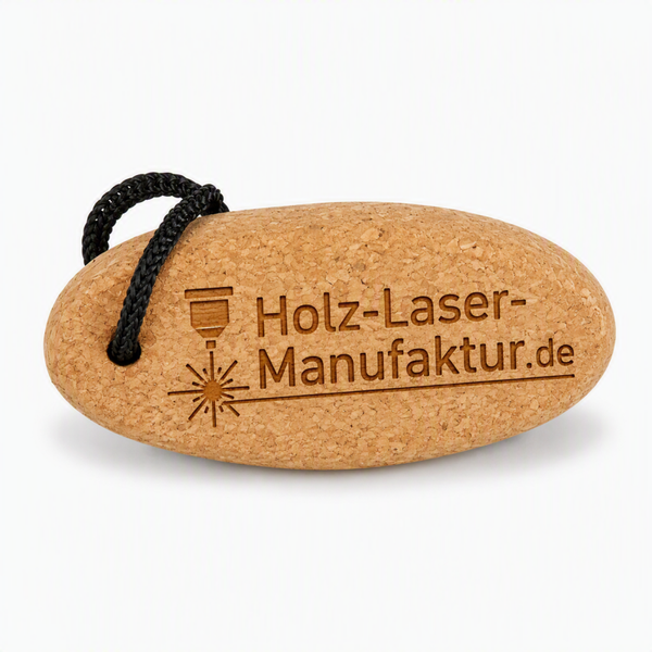 Schlüsselanhänger aus Naturkork - Rohling