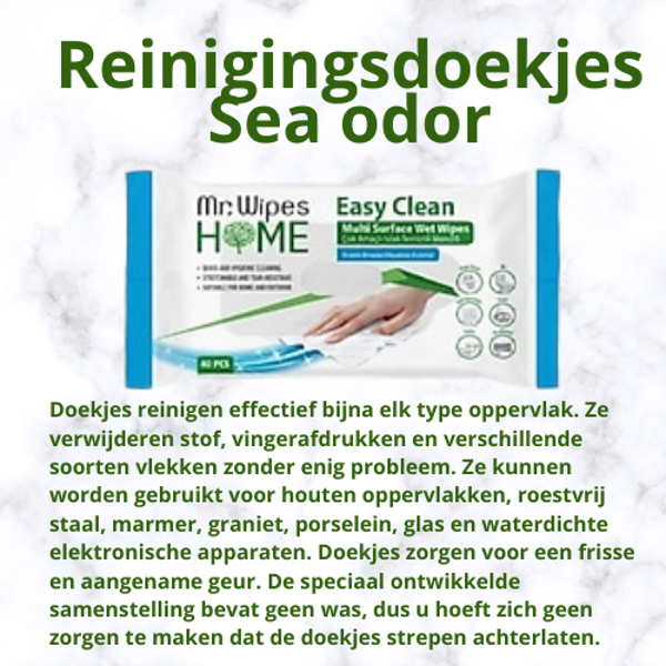 Schoonmaakdoekjes marine 40st.