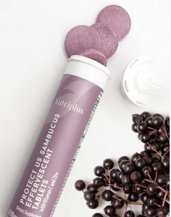 Sambucus bruistabletten met vitamine C en zink (15 tab)