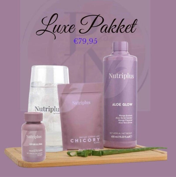 Afslank trio: spirulina, cichoreikoffie en aloë vera (maandpakket)