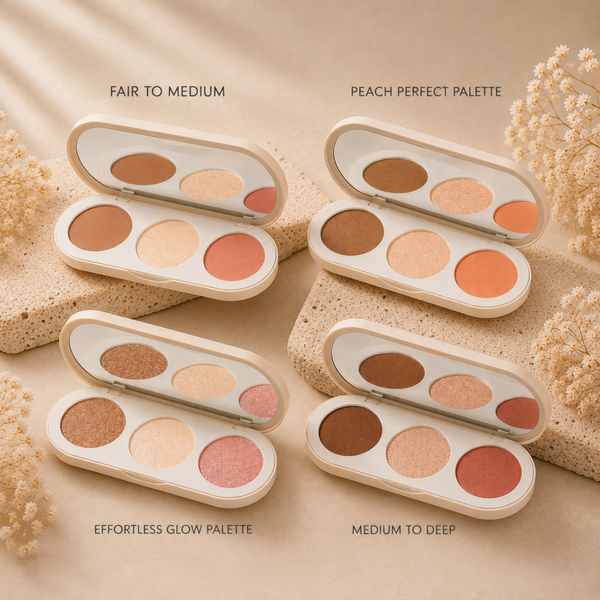 3-in-1 Bronzer, Blush & Highlighter Palette