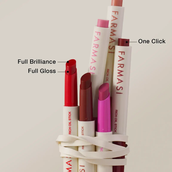 Rich Lip Oil Stick Lipstick – Intense kleur, verzorging en een stralende glans