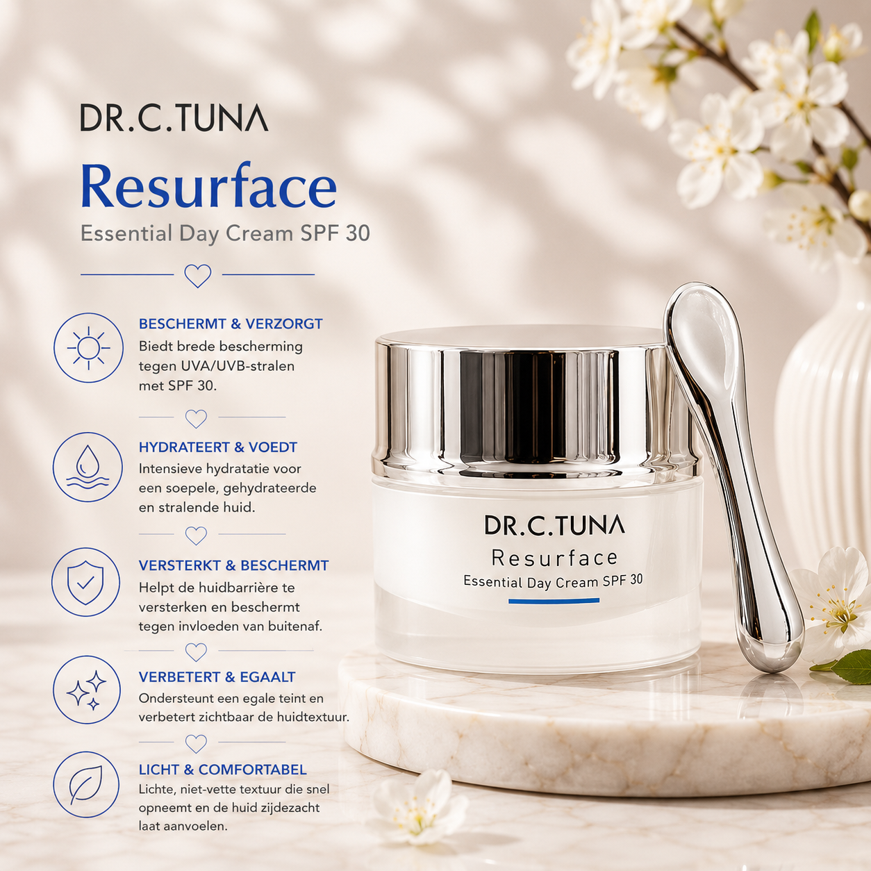 Dagcrème SPF 30 - Stralende Huid & Zonbescherming in 1