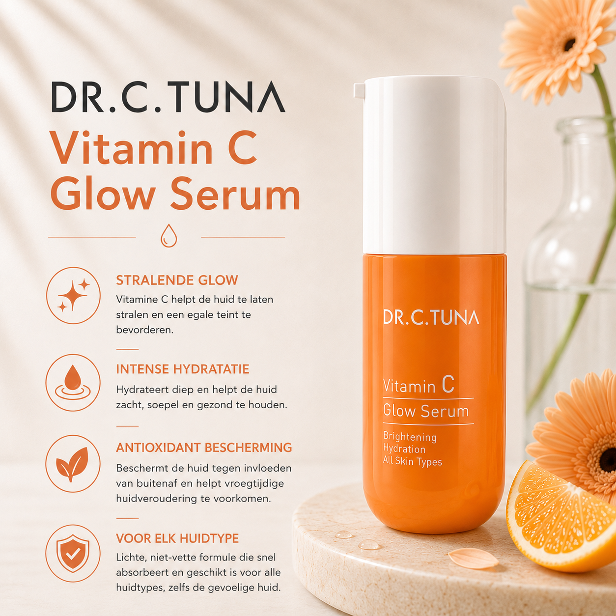 Vitamine C Glow Serum – Stralende & Egale Huid