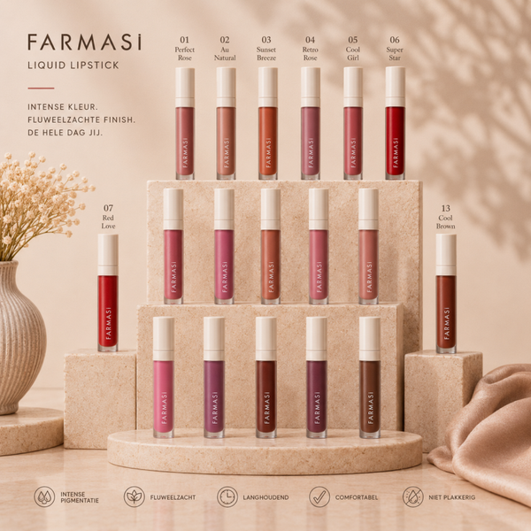 Matte Liquid Lipstick – Langhoudend, Intens & Comfortabel