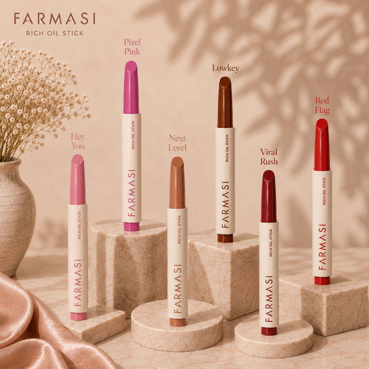 Rich Lip Oil Stick – Kleur & Glans