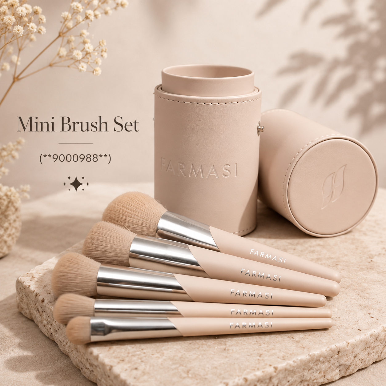 Mini Brush Set – 5 Borstels voor Onderweg
