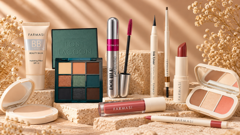 Make-upproducten voor persoonlijk make-upadvies bij Glow & Shine