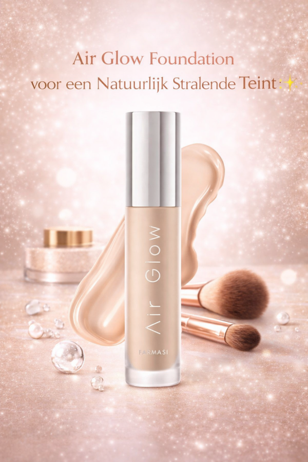 ✨ Air Glow Foundation – Natuurlijke Glow & Hydratatie in Één