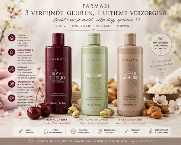 🚿💧Pure Geurmix Douchegel – keuze uit heerlijke geurfavorieten