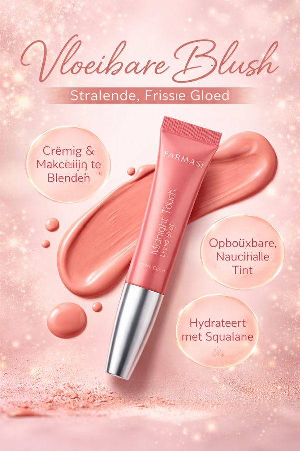 ✨ Vloeibare Blush – Stralende, Frisse Glow