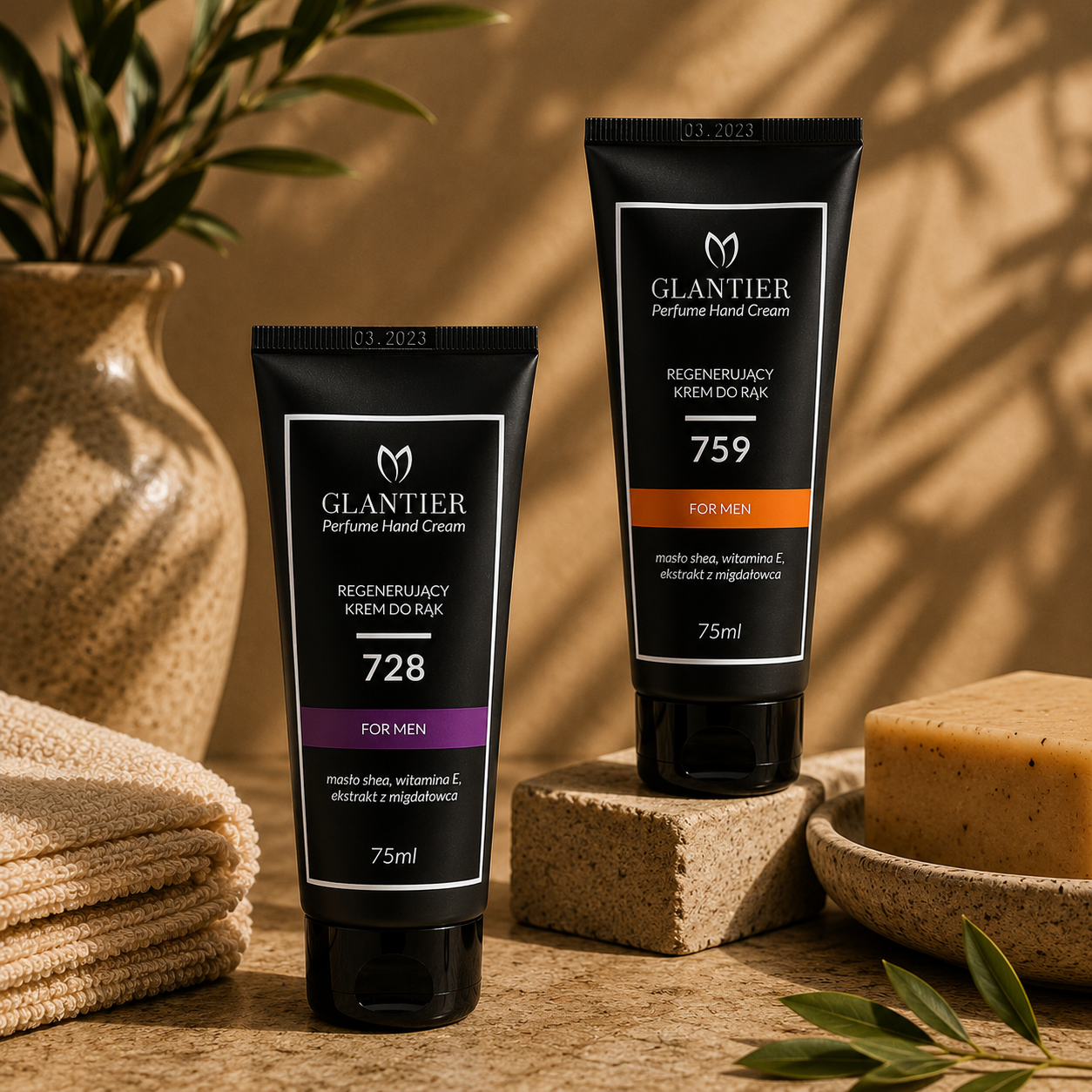 Luxe Hand- & Nagelcrème voor Mannen met Parfumgeur