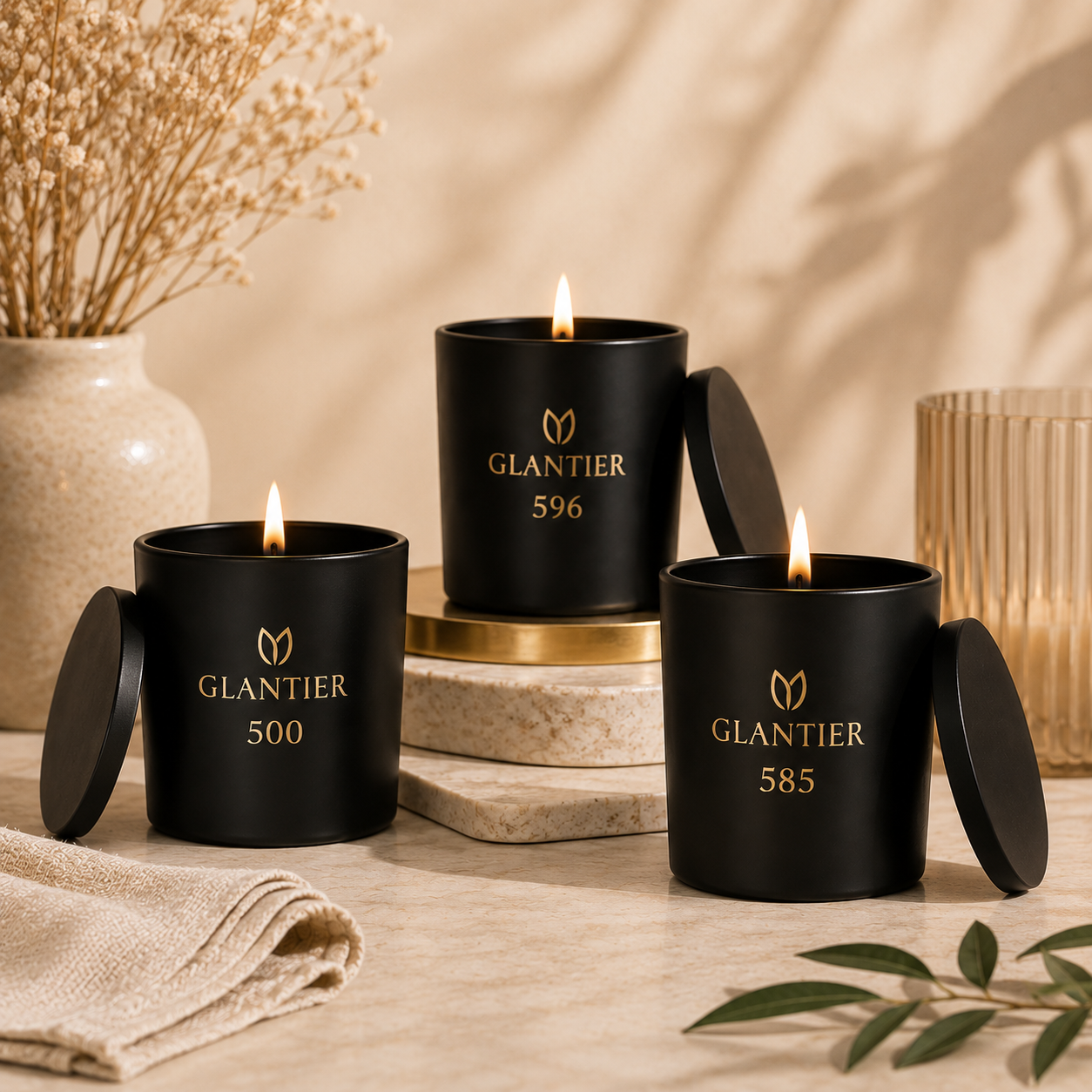 Luxe Geurkaars met Parfumgeur