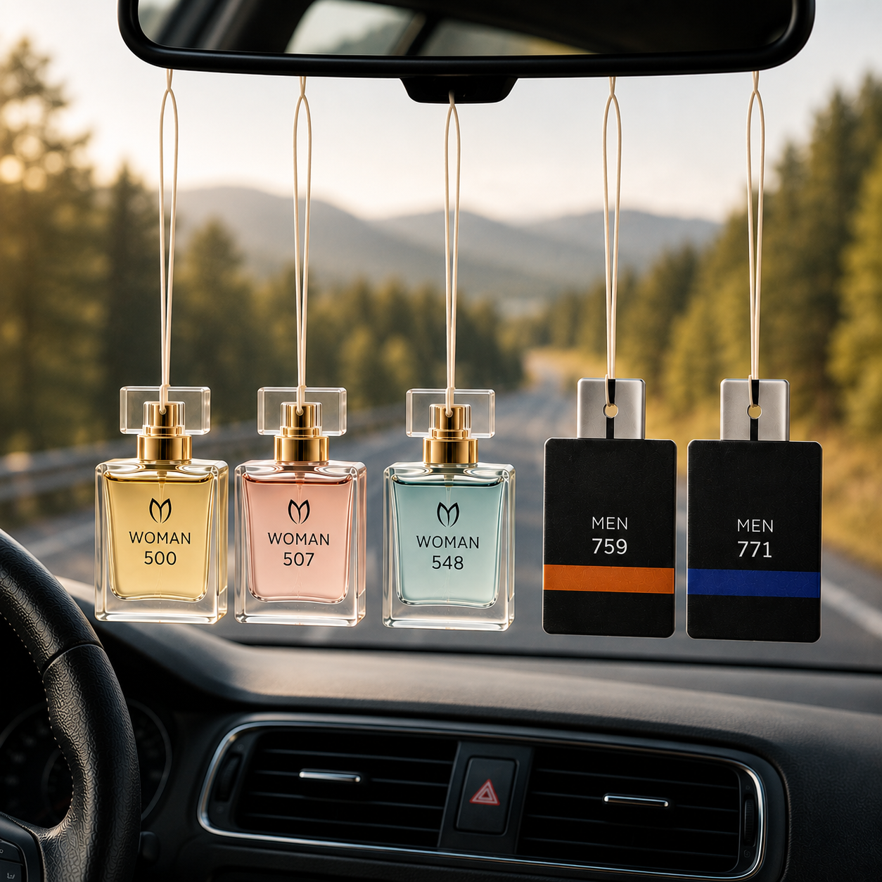 Luxe Autogeurhanger met Parfumgeur