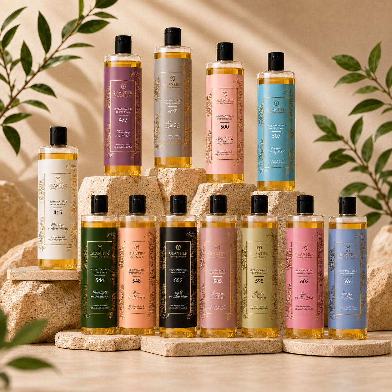 Luxe Douche- & Badolie met Parfumgeur
