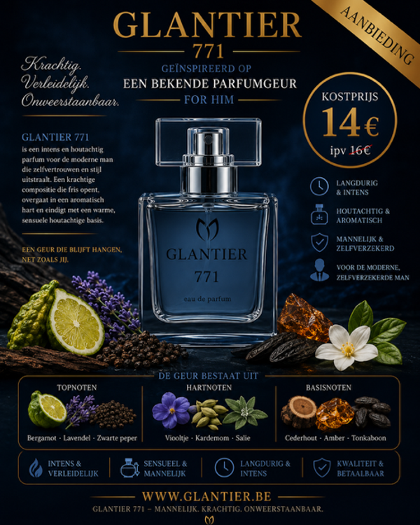 Parfum 771 for him geïnspireerd op Sauvage 2015 van Christian Dior