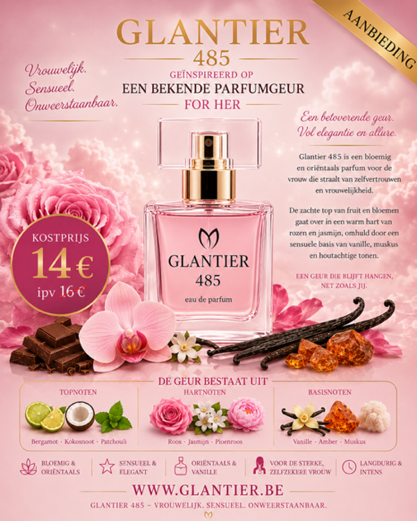 Parfum 485 for her geïnspireerd op Angel van Thierry Mugler