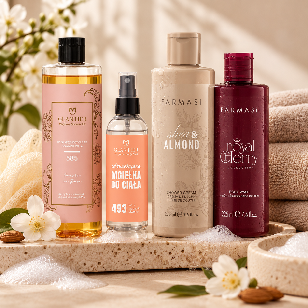 Bodycare voor reinigen en verfrissen