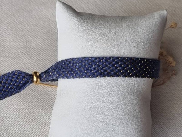 Lintjes armband blauw