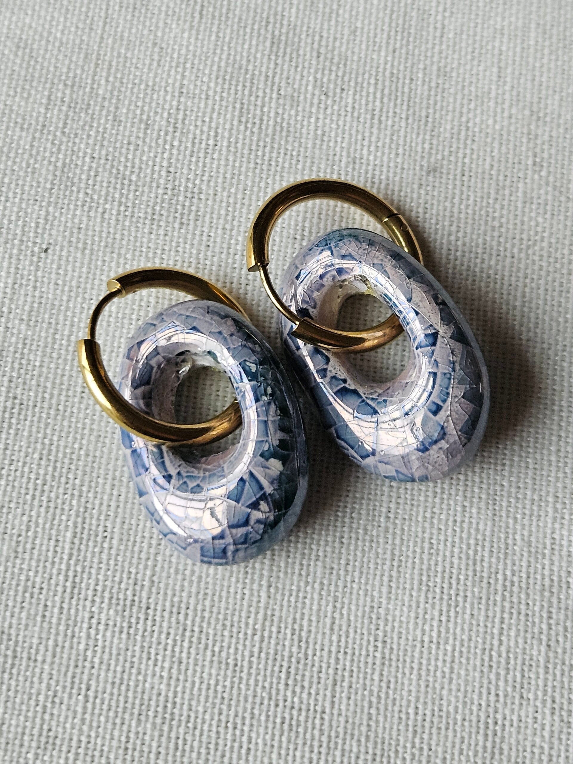 Oorbellen grieks keramiek