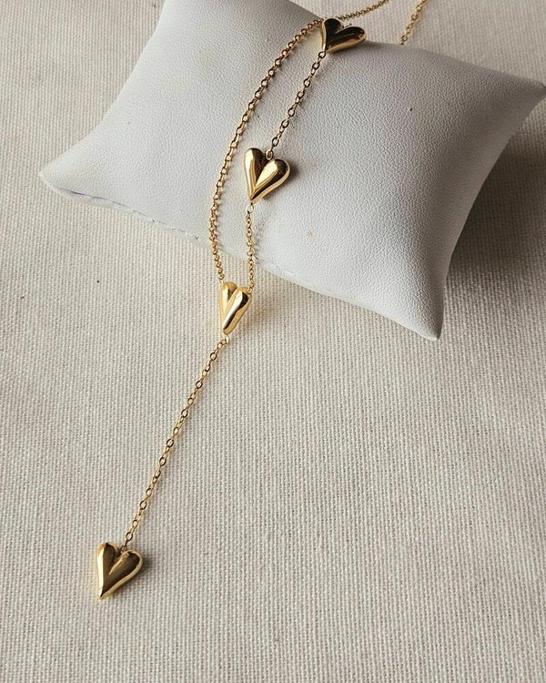 Beads by DEB stainless steel ketting-hartjes hanger