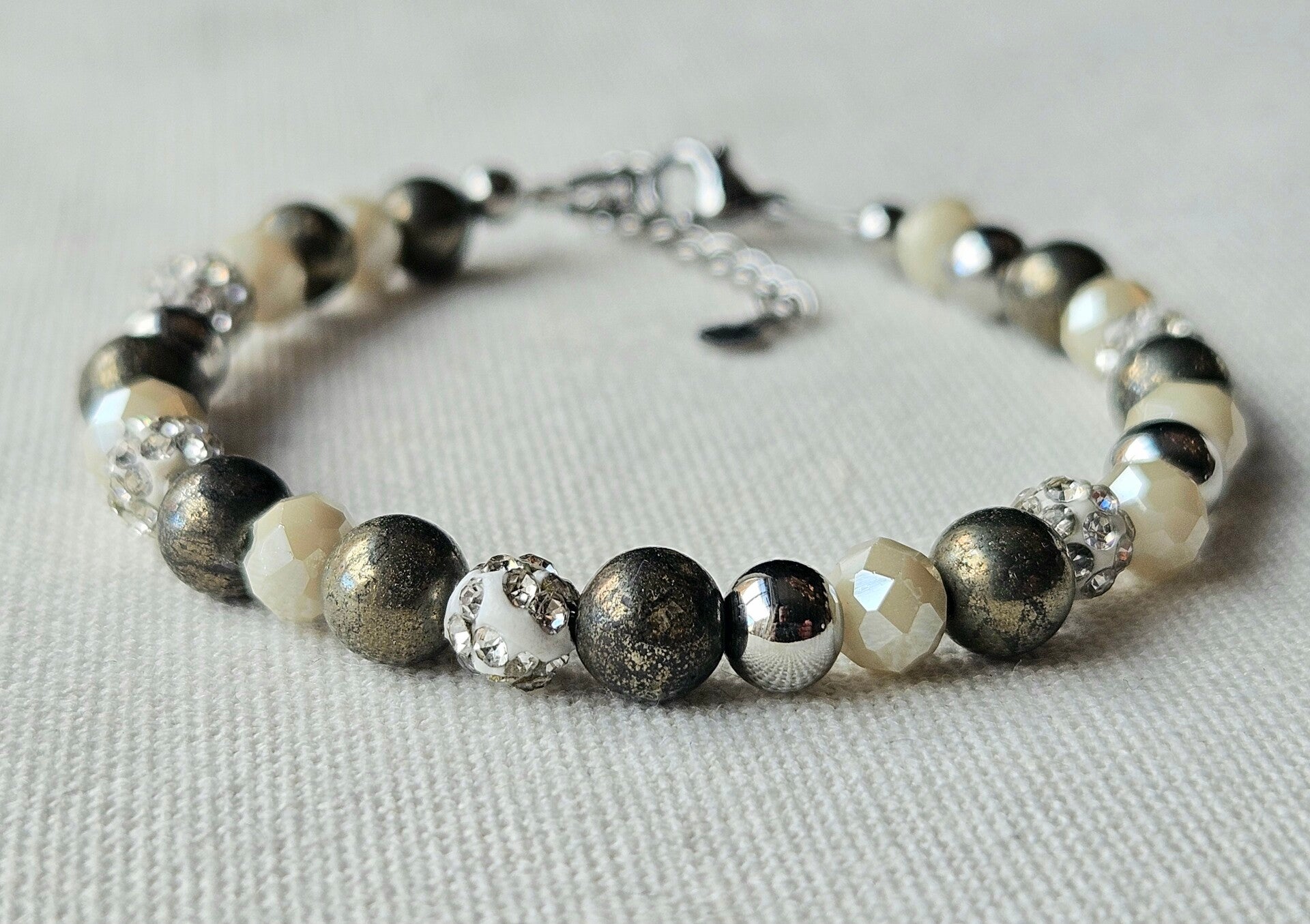 Beads by DEB handgemaakte armband penitentiaire stainless steel