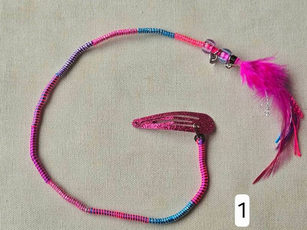 Beads by DEB IBIZA Hairwraps clip-in