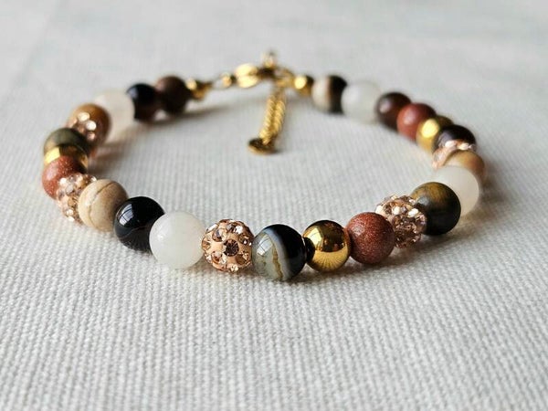 Beads by DEB handgemaakte armband-edelstenen stainless steel