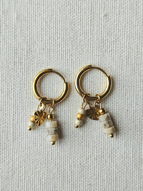 Beads by DEB handgemaakte oorbellen-Stainless steel sweet