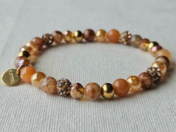 Beads by DEB handgemaakte elastische armband