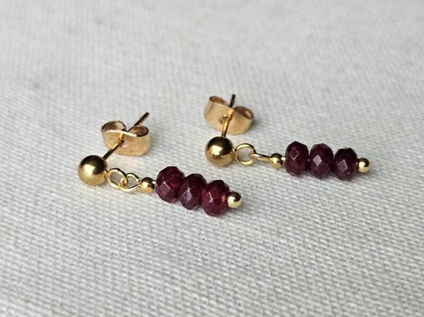 Beads by DEB handgemaakte oorbellen knopjes -edelstenen
