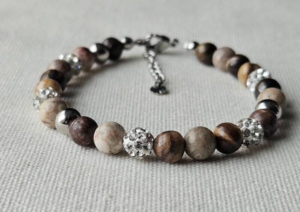 Beads by DEB handgemaakte armband bamboe