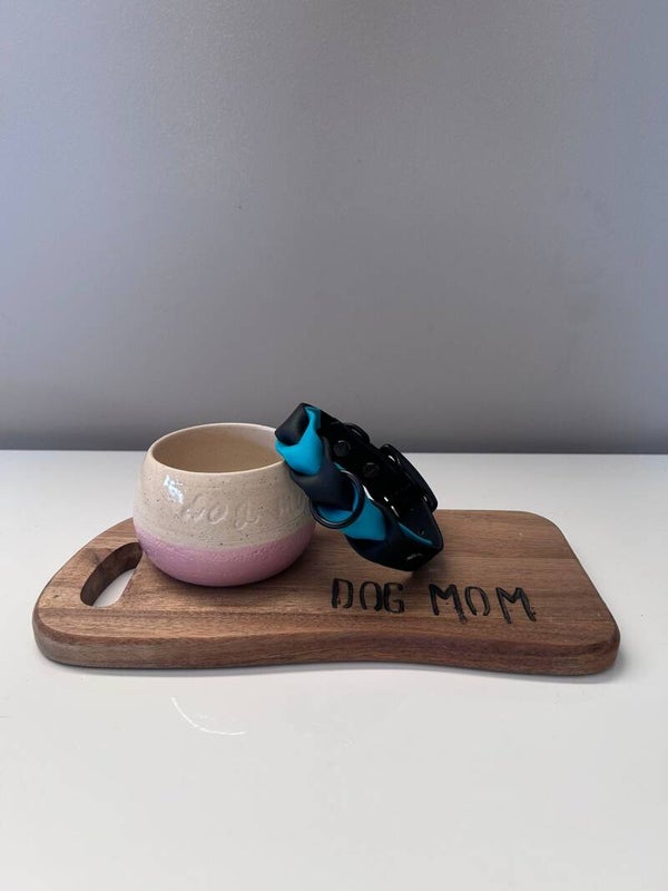 Wavy Black & Teal  (20-28 cm)