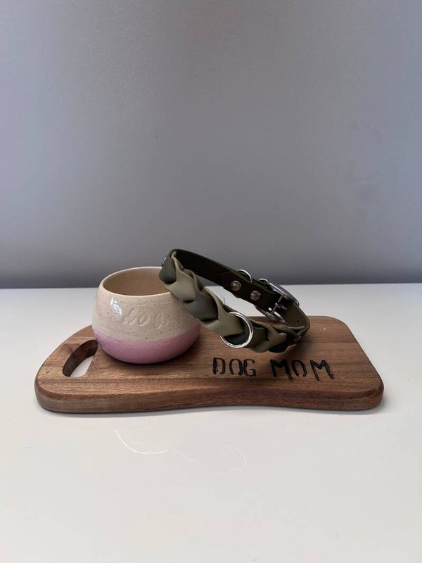 Wavy Military Olive & Beige (30-38 cm)