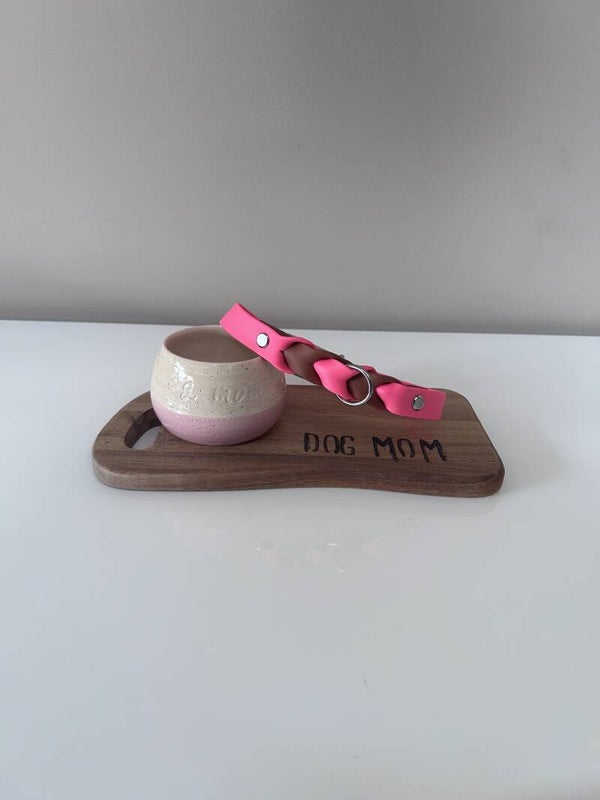 Wavy Light Brown & Neon Pink (40-48 cm)