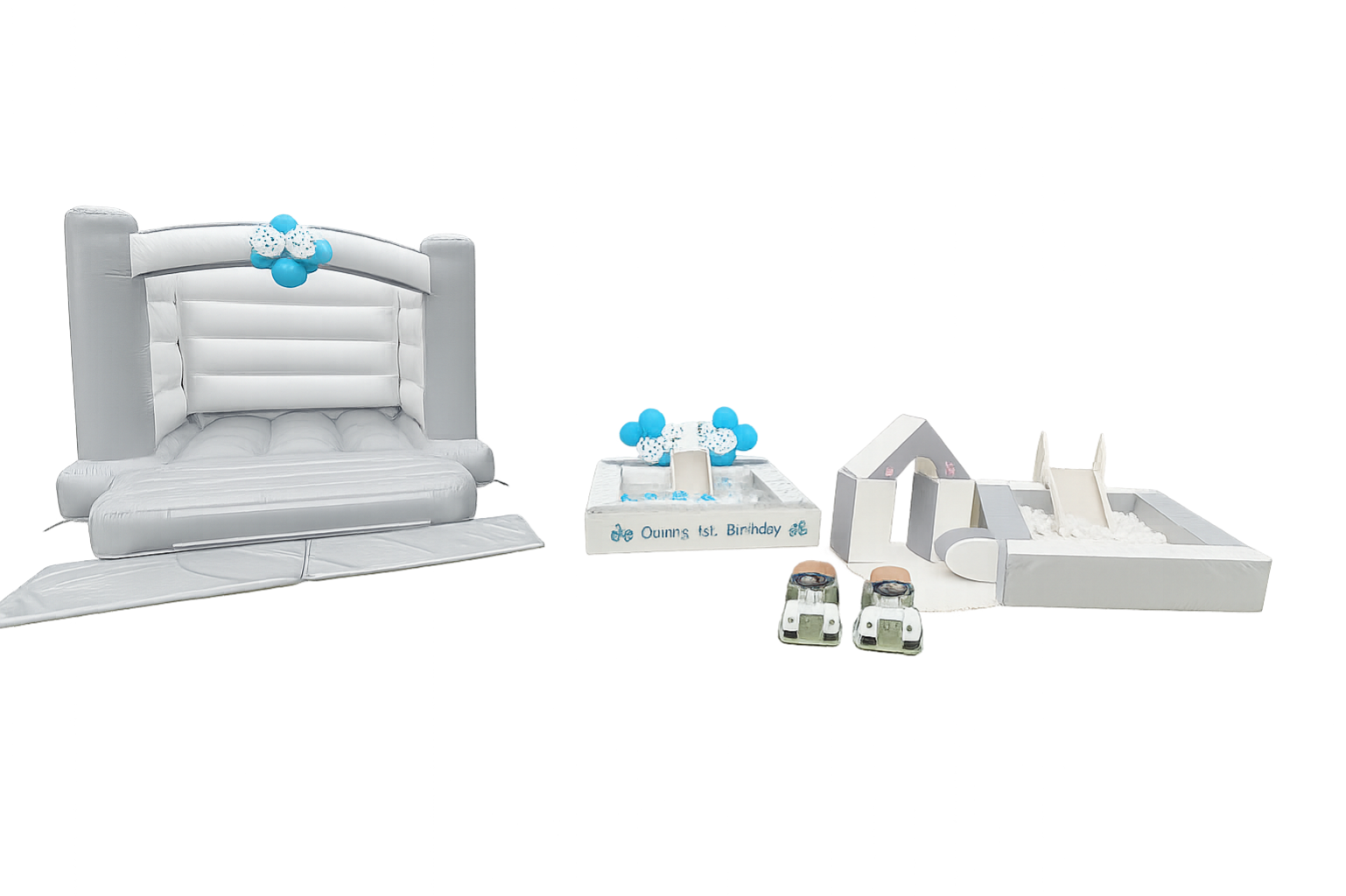 Neutral Bouncy Castle & Soft Play Hire | Themed Party Package