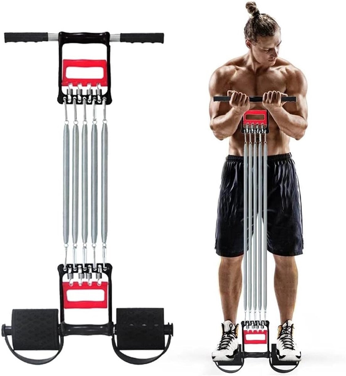 Fitness Expander 15-75KG - Rug Schouder Arm Trainer - Buigveer Expander