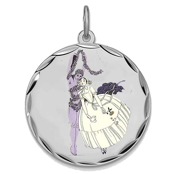 Ballet Silver Pendant XI