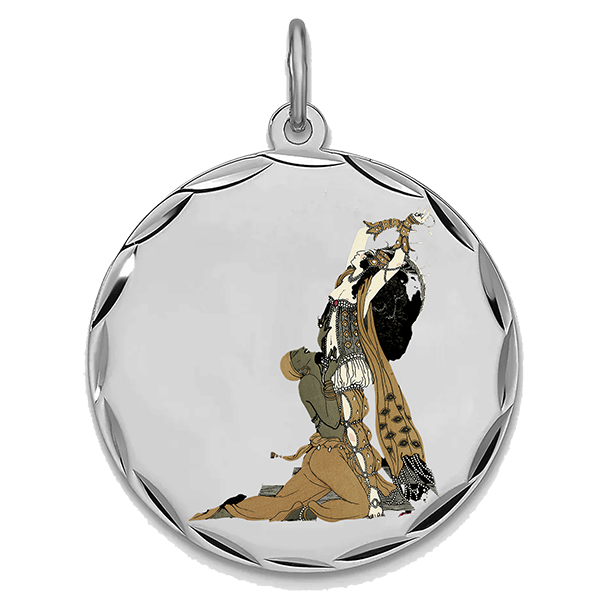 Ballet Silver Pendant XII