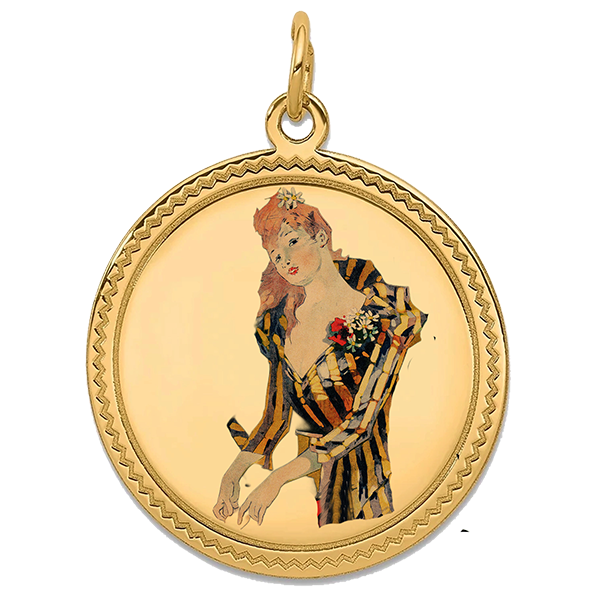 Theater Gold Pendant II