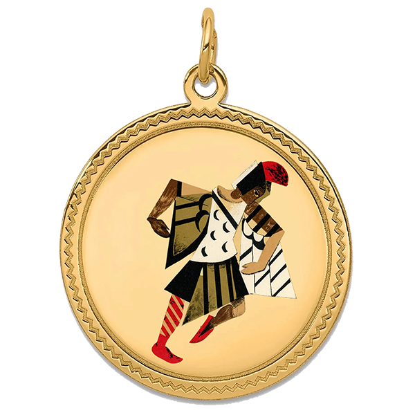 Opera Gold Pendant V