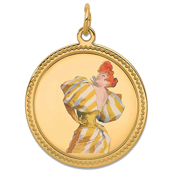 Theater Gold Pendant III