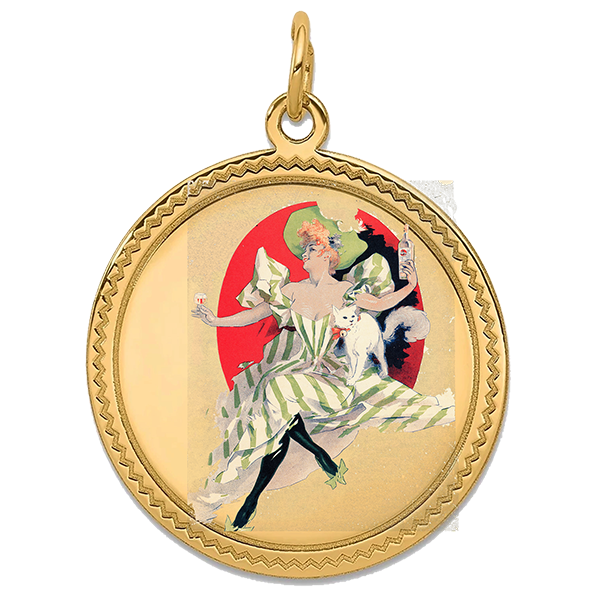 Theater Gold Pendant IV