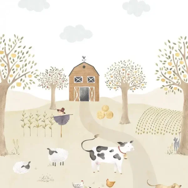 Casadeco Once Upon A Time The Farm Adventures with Cow OUAT 8833 70 05