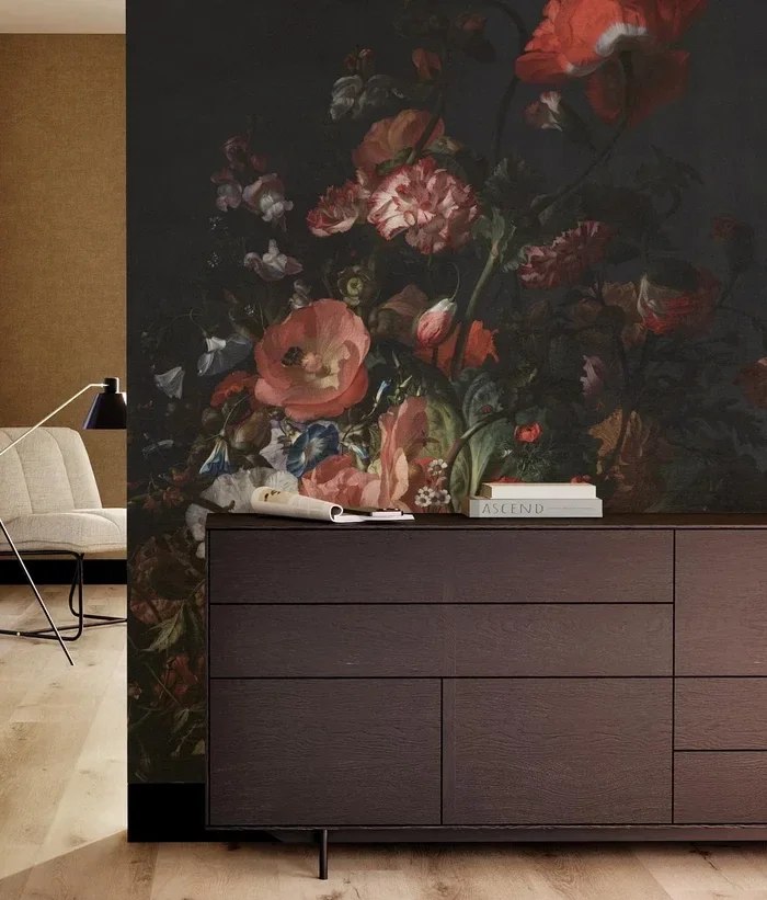 KEK Premium Wallpaper Golden Age Flowers