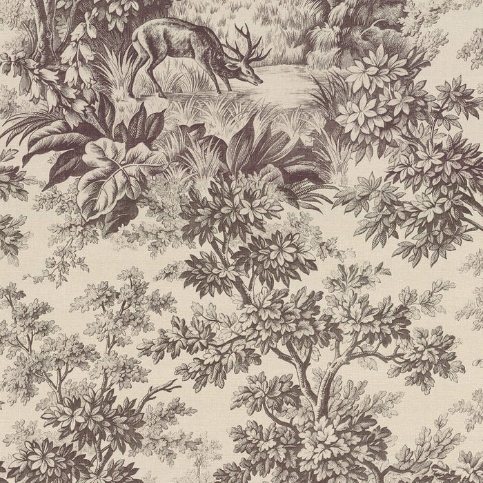 Little Greene Révolution Papers Stag Toile 0284SGCHOCO